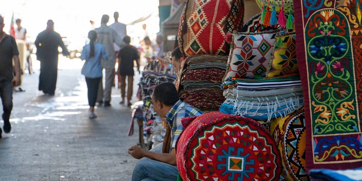 bazarul khan el khalili din egipt