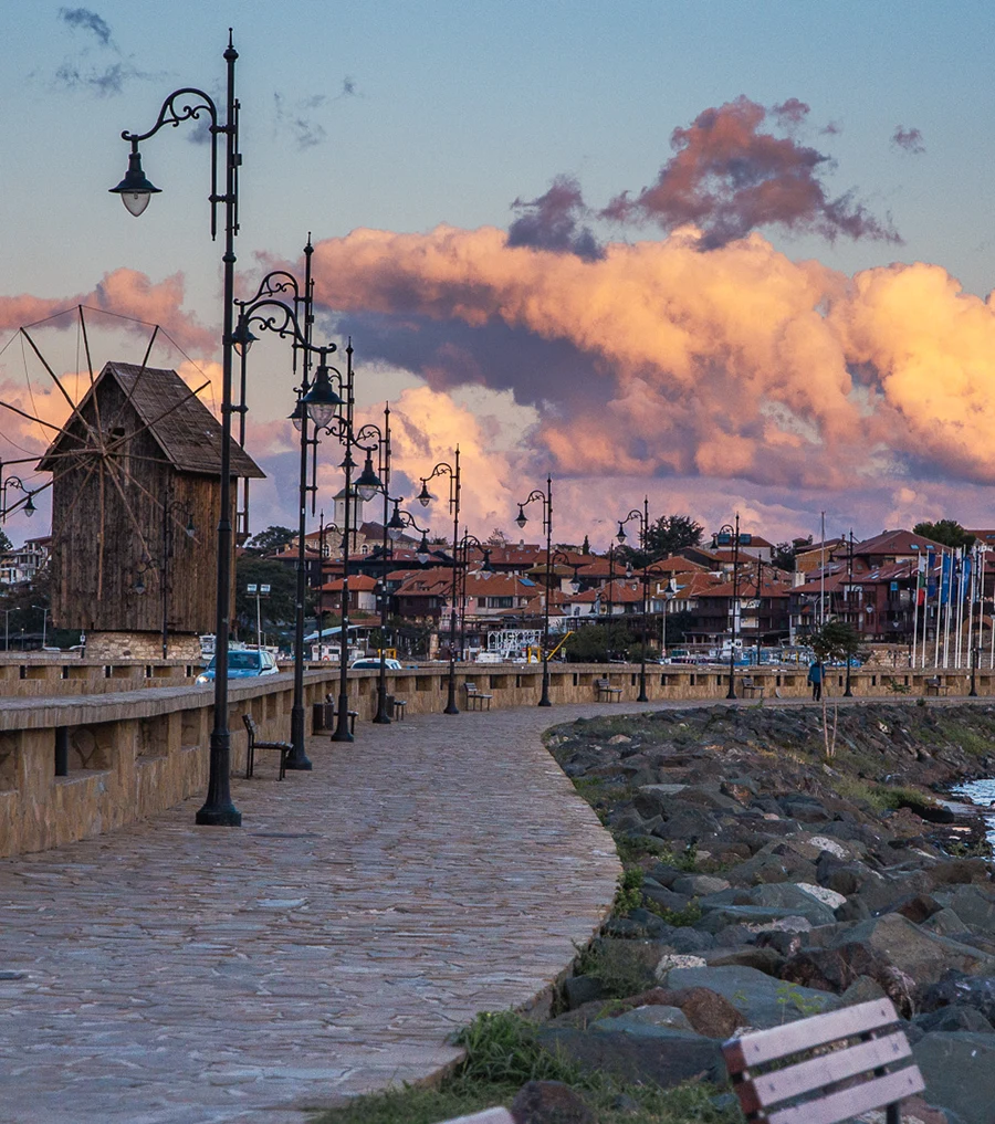 Promenada de pe litoral, Bulgaria