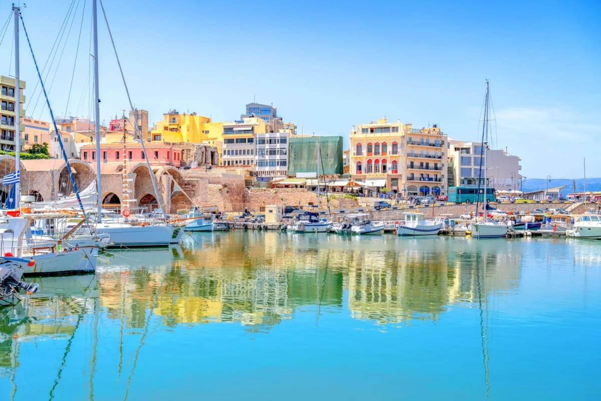 vedere din Heraklion, in Creta