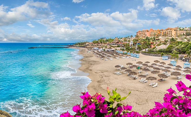 hotelurile din Tenerife pe plajă